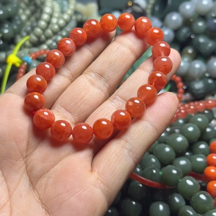 南红玛瑙手串合金