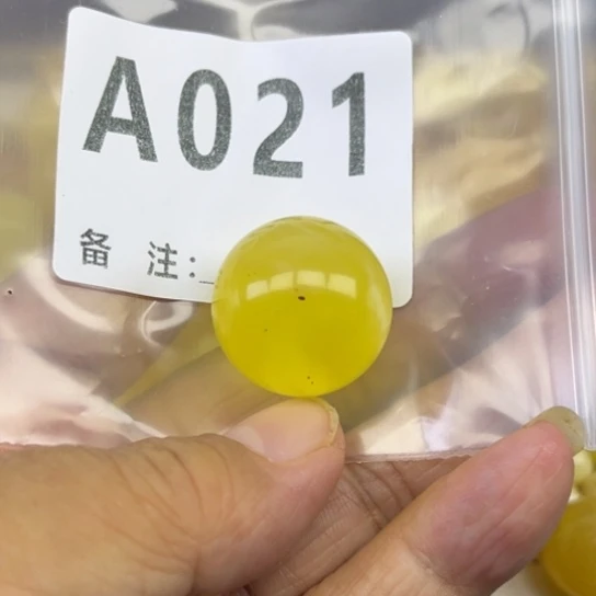 未镶嵌琥珀裸石蜜蜡圆珠23