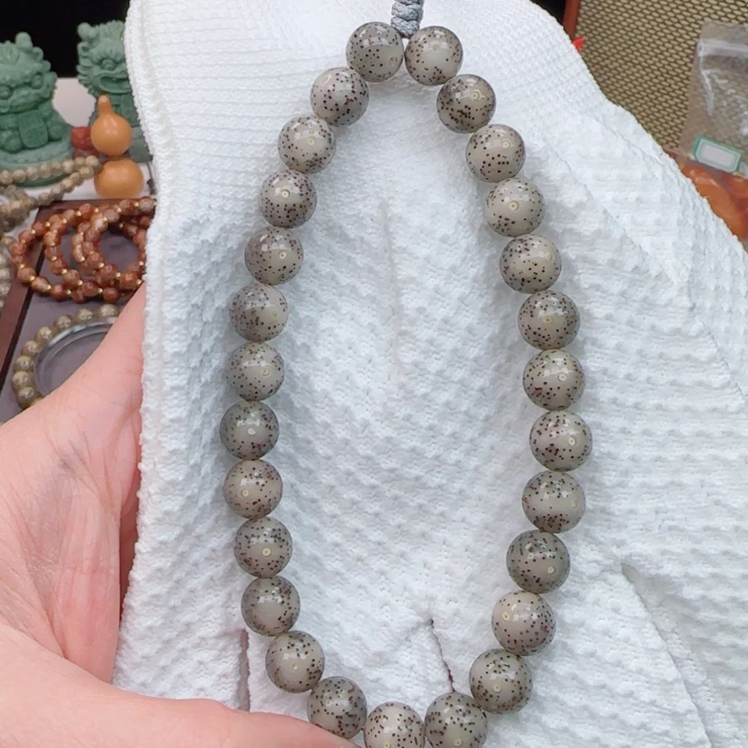 星月菩提手串冰糖月朗星稀10mm