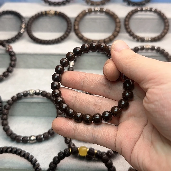 【闪购商品】手串椰蒂牧*98老行素圈