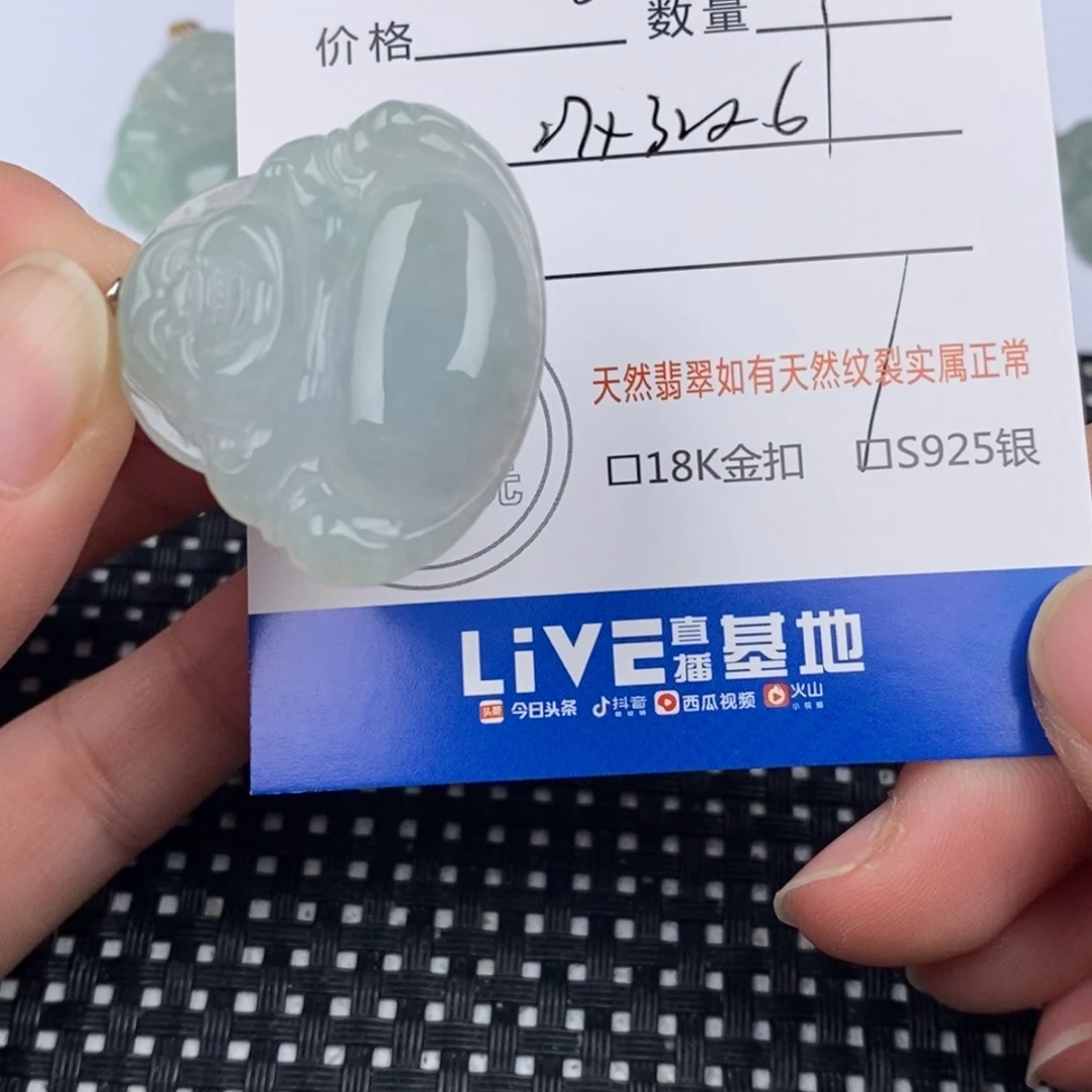 翡翠银S925镶嵌颈饰