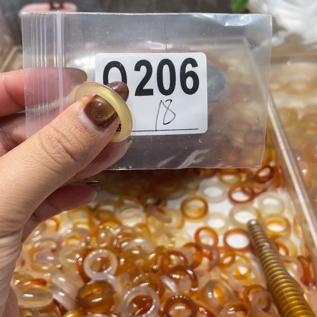 玛瑙/玉髓未镶嵌戒指206