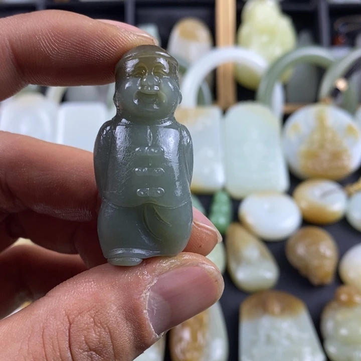 和田玉挂件未镶嵌不*