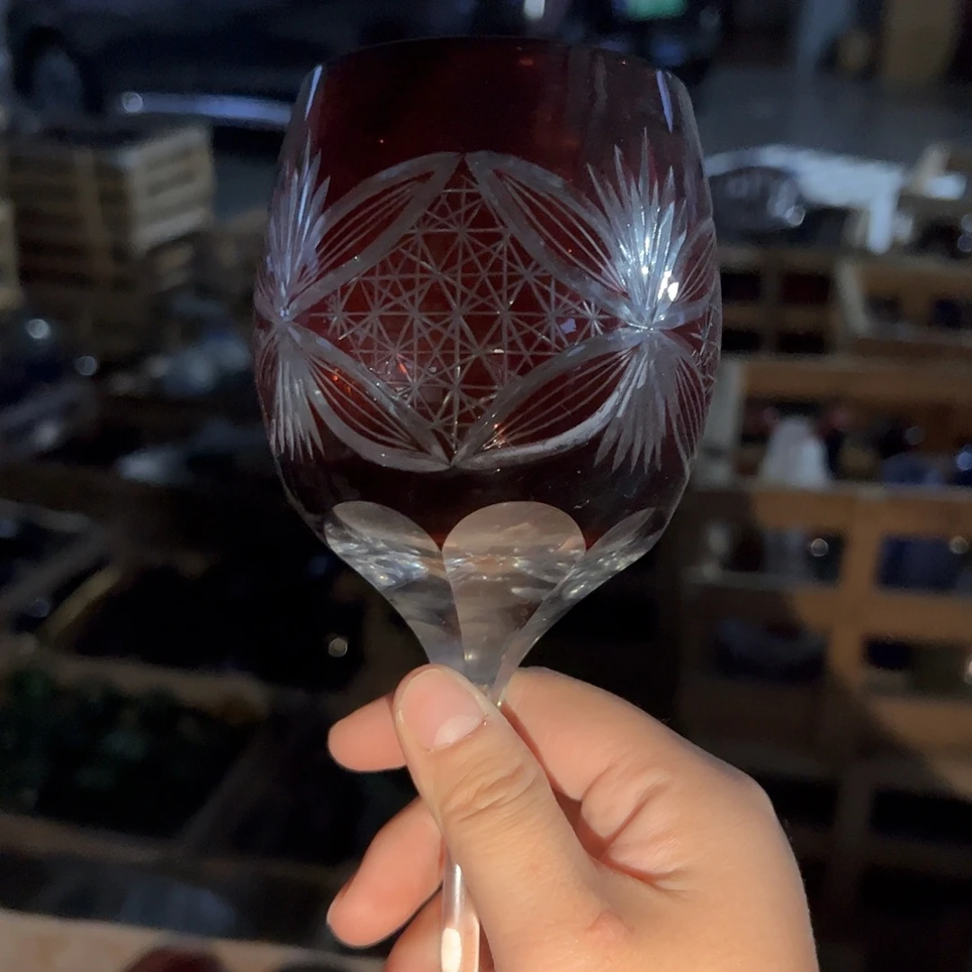 z***z水晶玻璃平底款微瑕二个