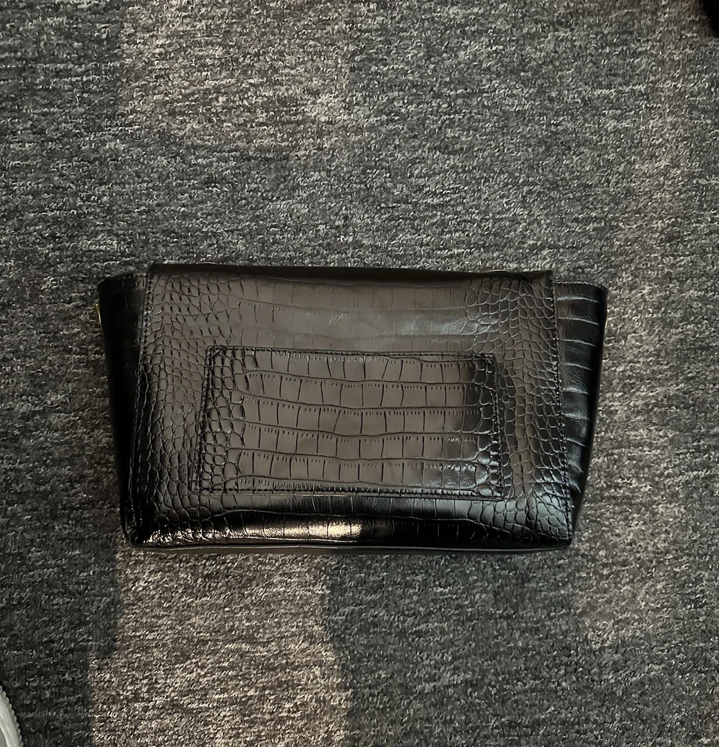 LQ-WITH-QUEEN真皮女包棕黑-0109-1