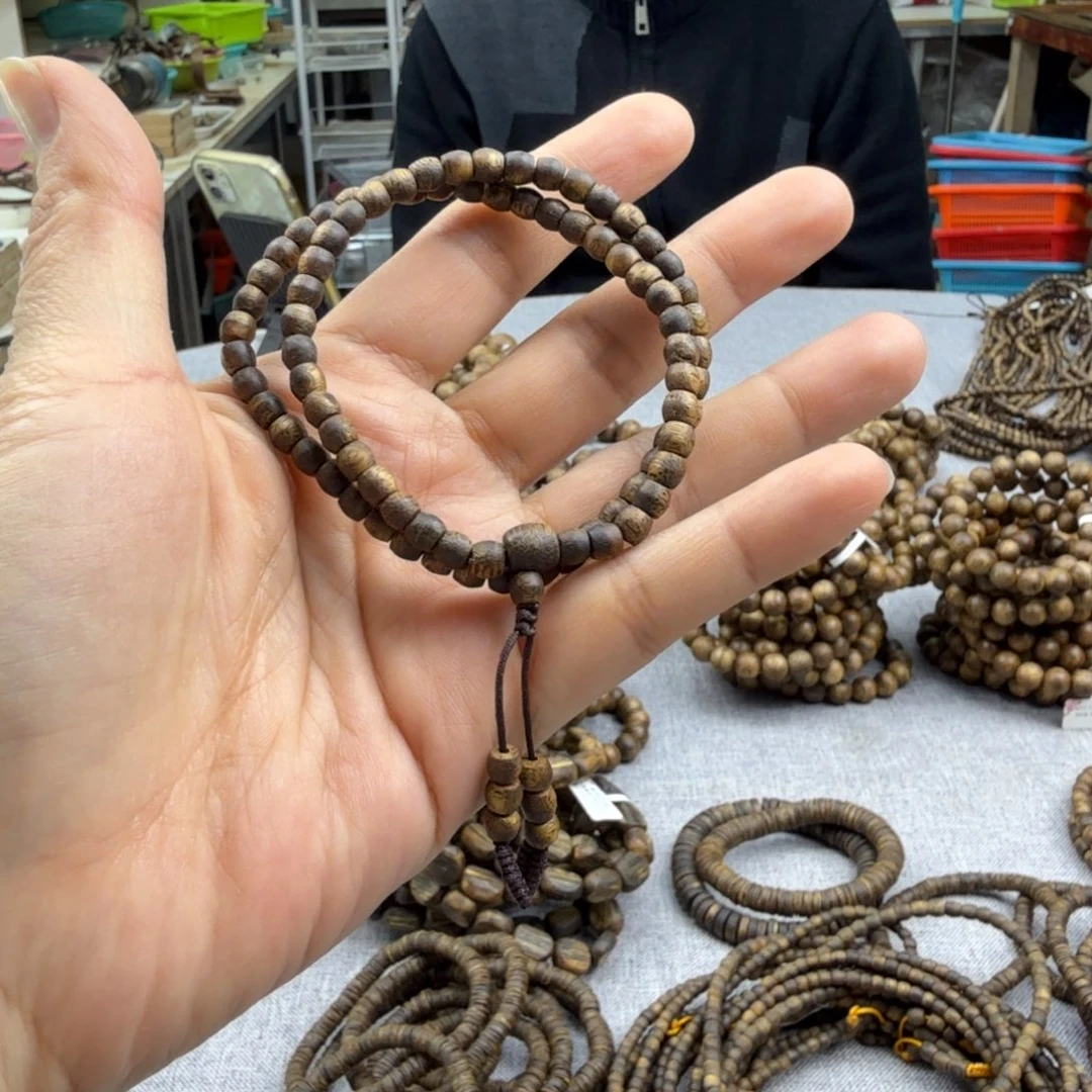 沉香香囊沉香04小古珠双圈4克