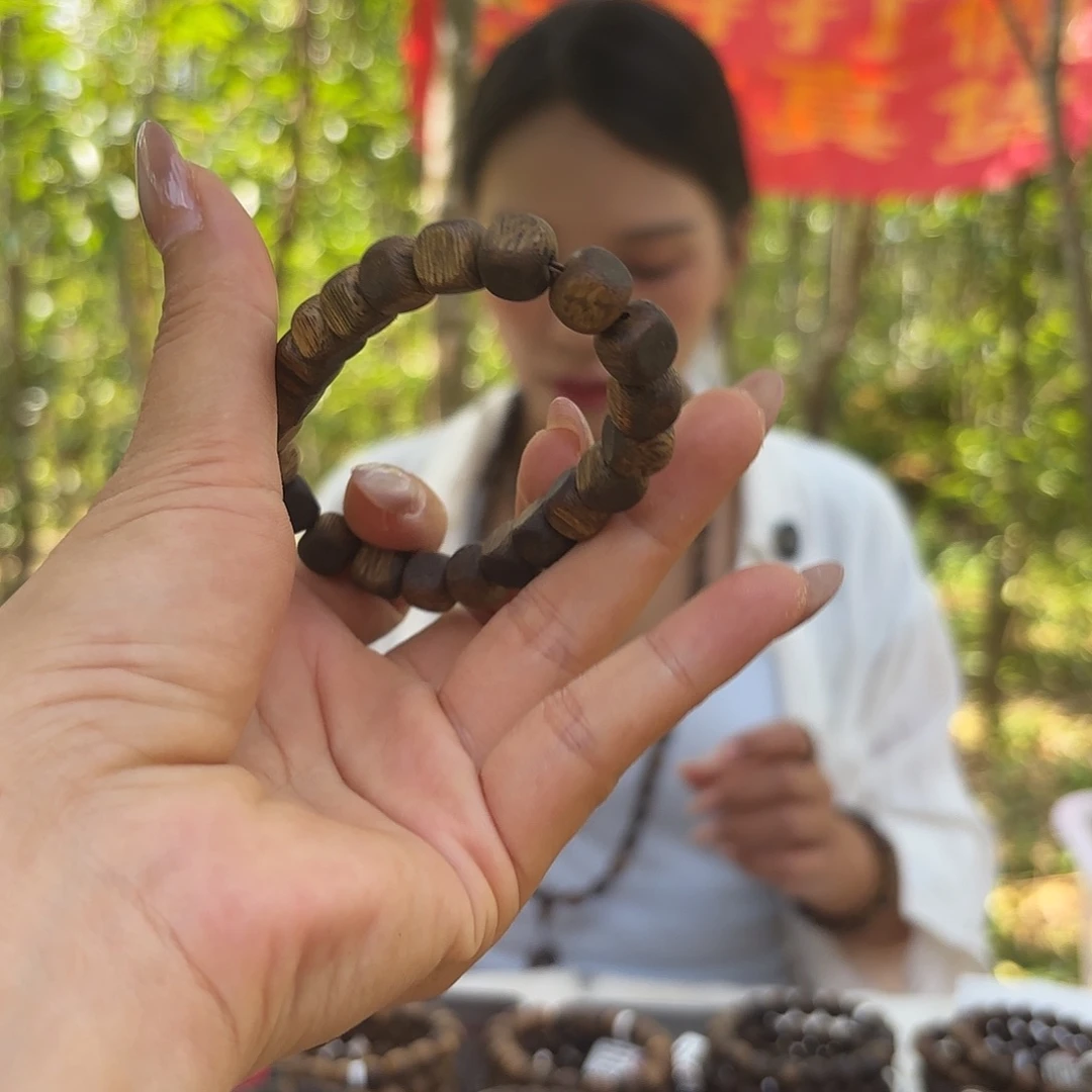 手串沉香奇楠沉香08方糖珠