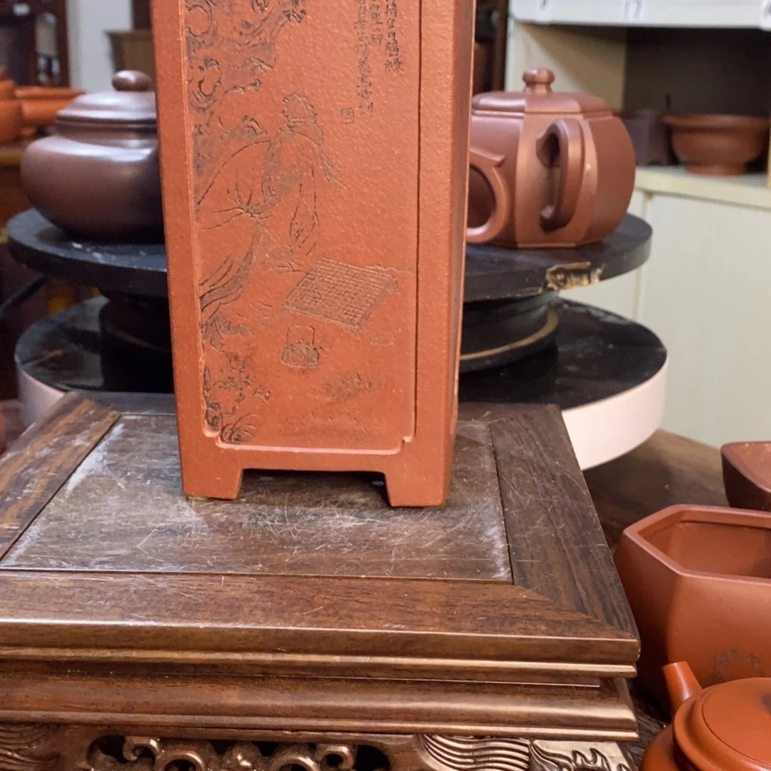 紫砂花盆喜*花盆手工制作