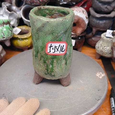 粗陶花盆手工花盆制作