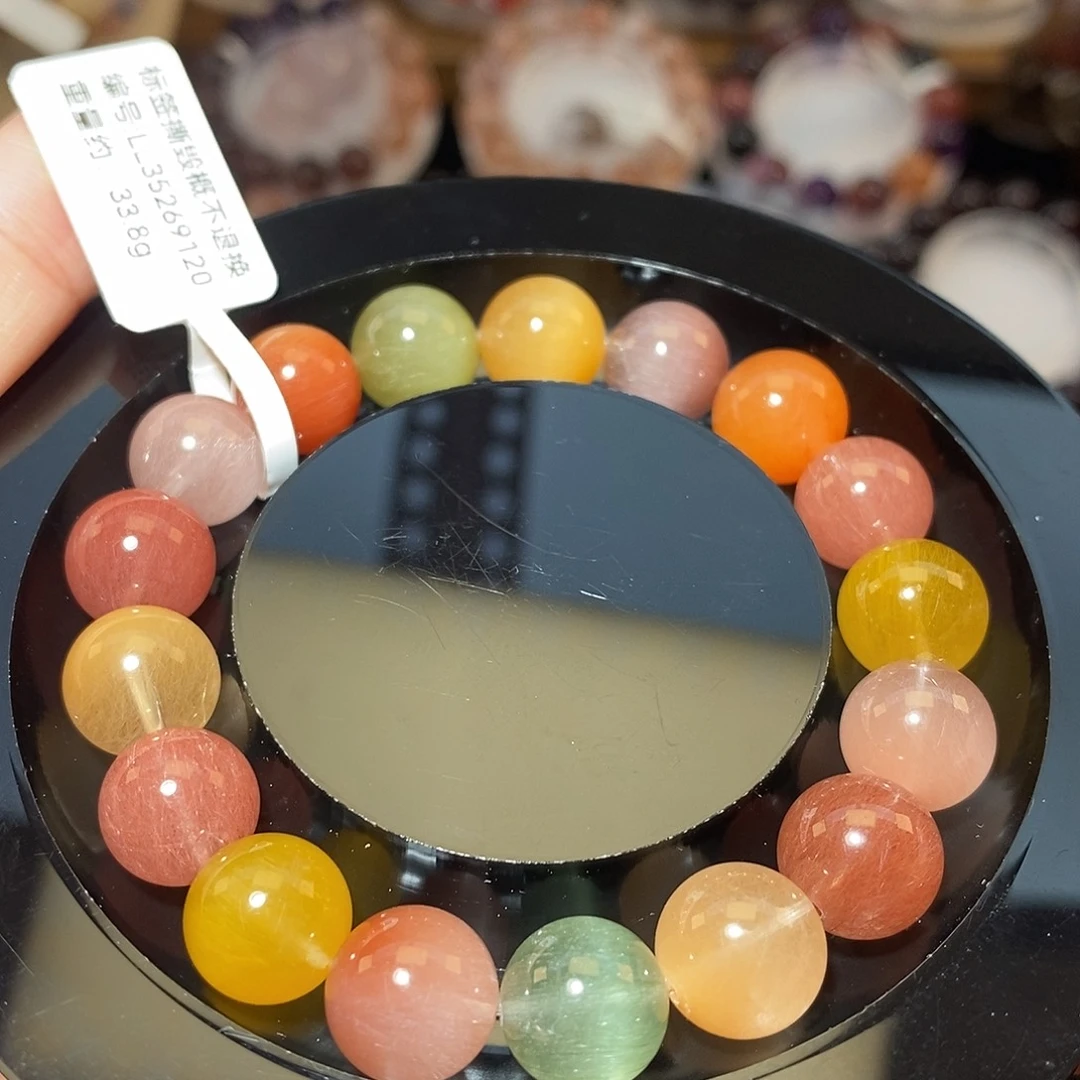 水晶未镶嵌手链F彩兔毛11.2