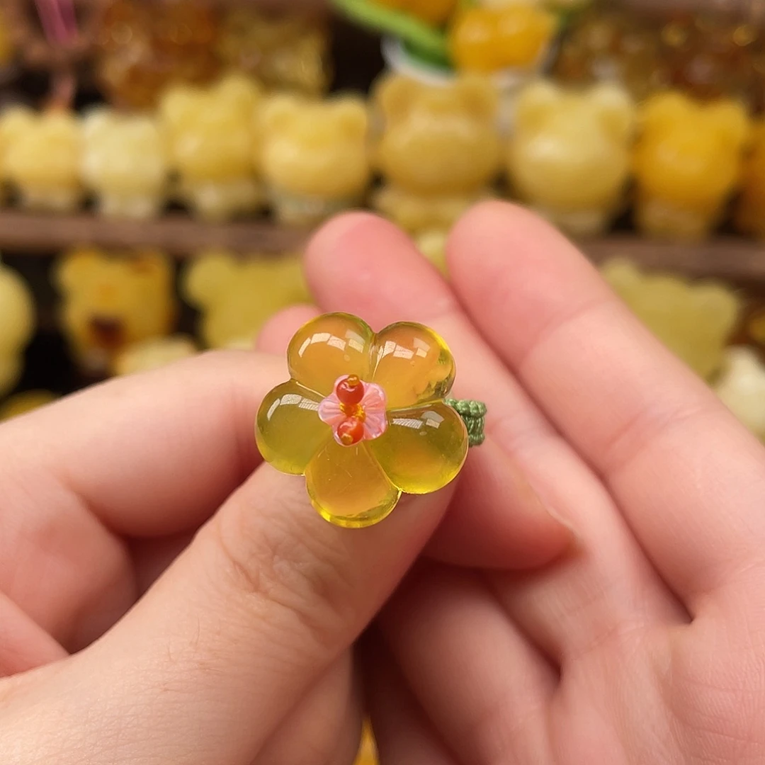 琥珀未镶嵌珠宝奇石