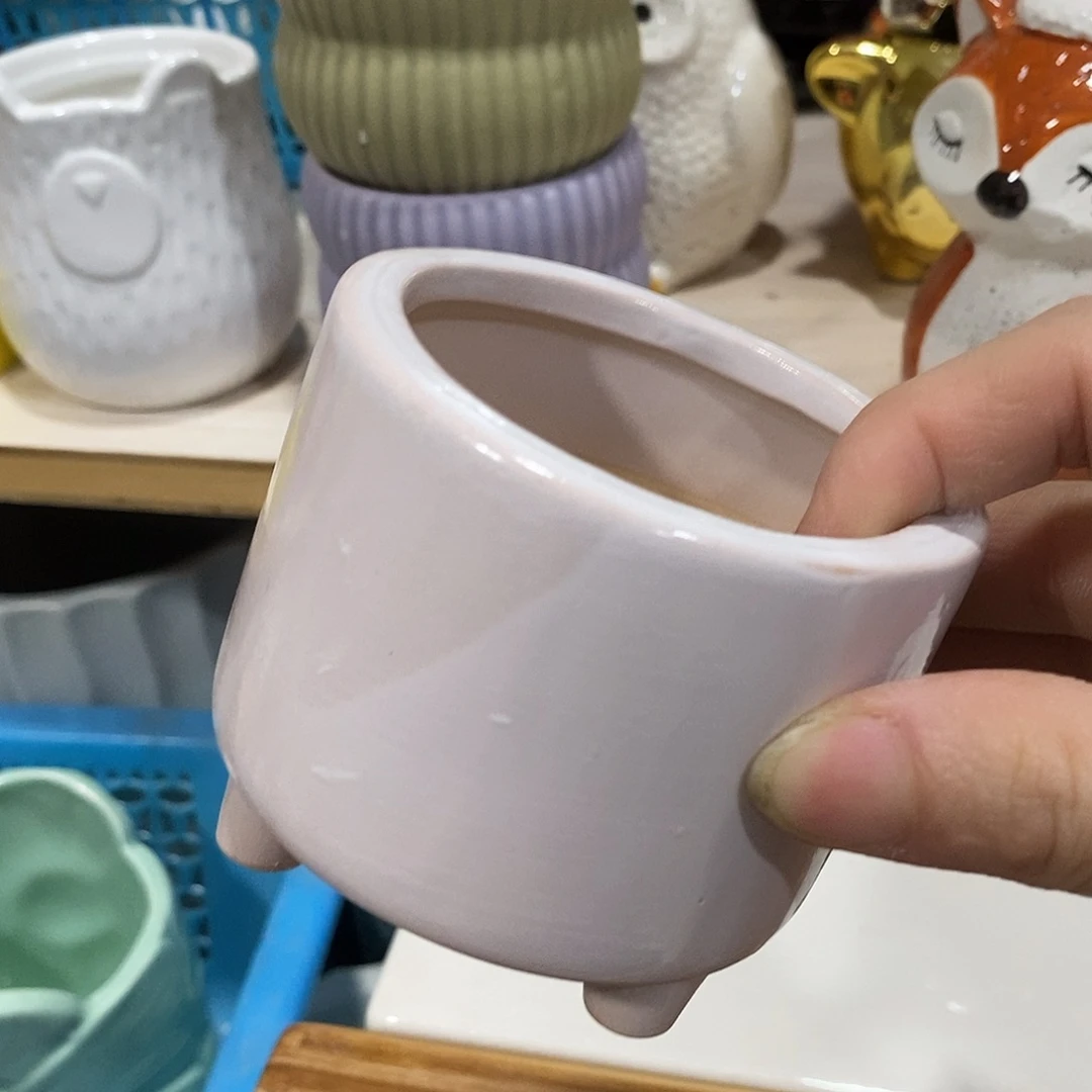 杯子陶盆有孔 瑕疵介意勿拍