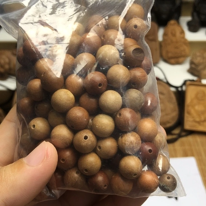 檀香木手串/手链老山檀香1.0瑕疵珠50克