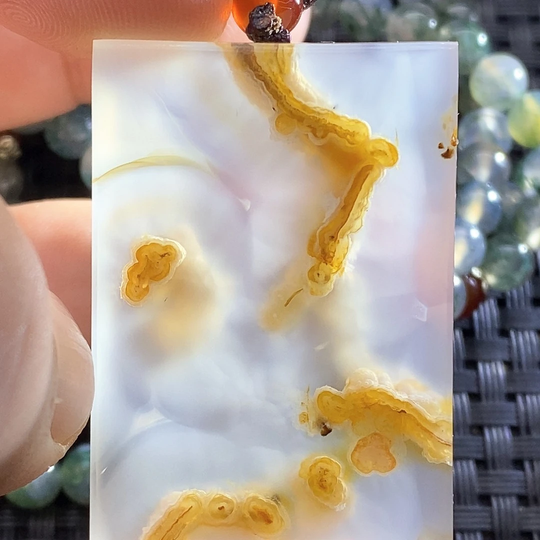 未镶嵌颈饰玛瑙/玉髓风*了