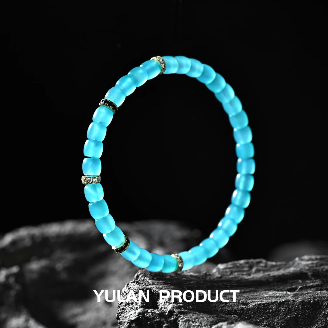 钰澜文玩【水】直切手串5.9mm左右-精工百搭男女同款高级