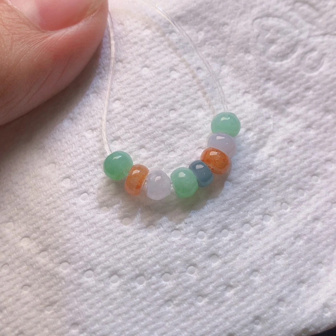 翡翠散珠七彩珠珠17