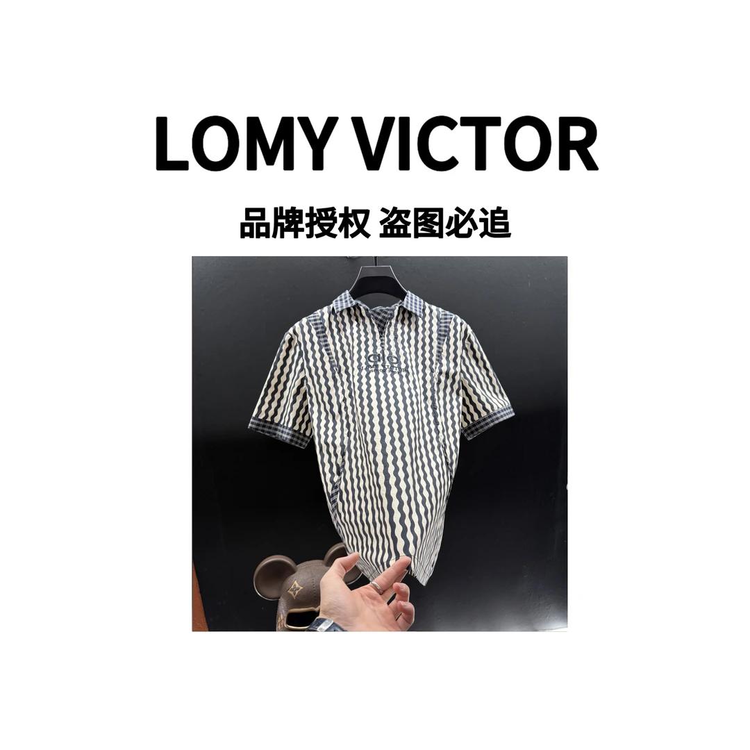 LOMY VICTOR欧洲站顶奢夏季上新潮奢时尚短袖NZN2136-