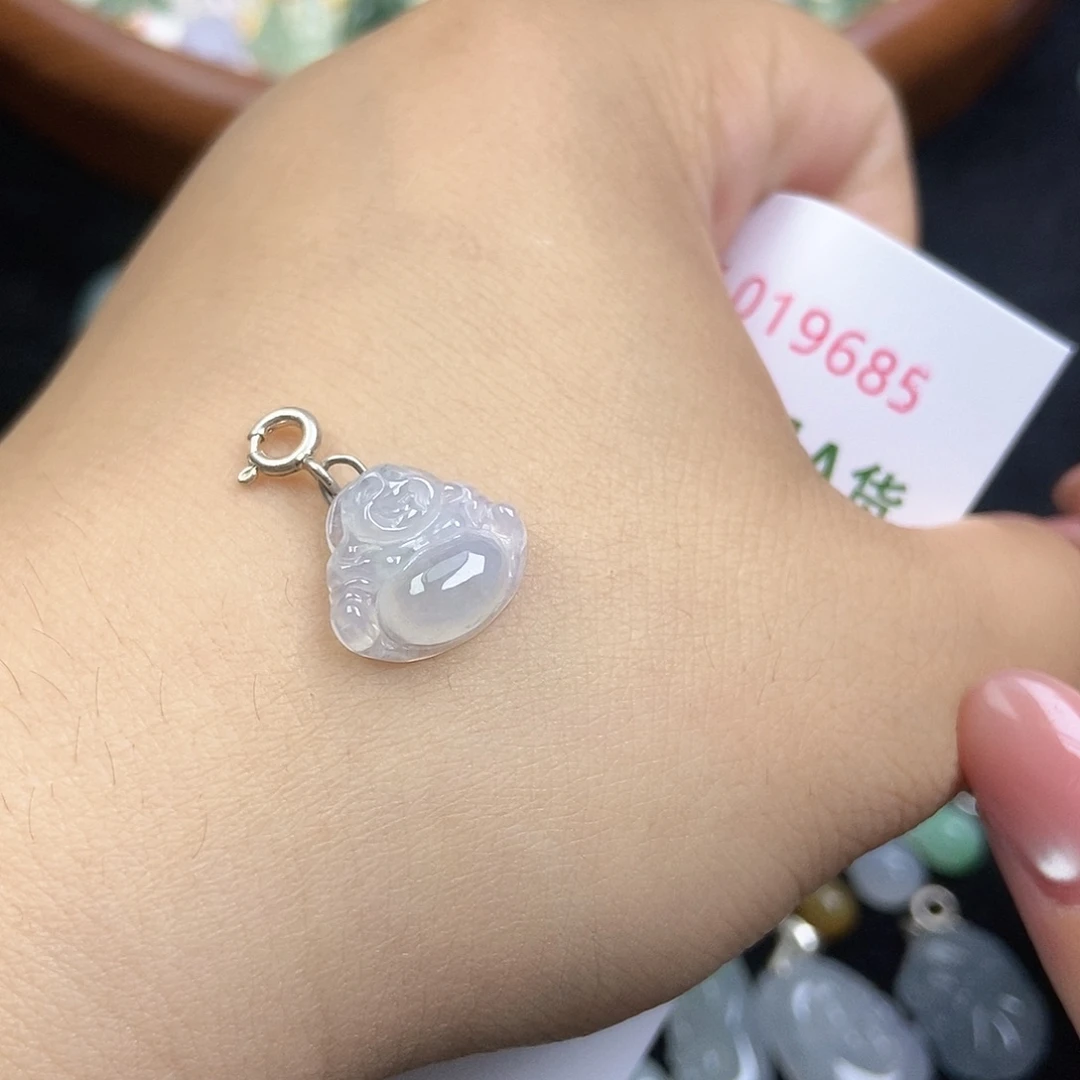 翡翠未镶嵌颈饰天然