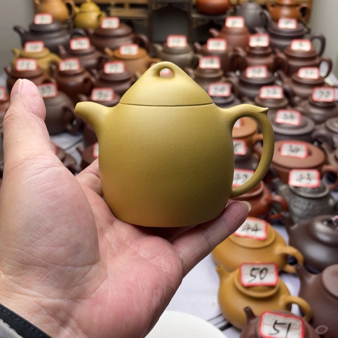 紫砂茶壶宜兴紫砂半手工