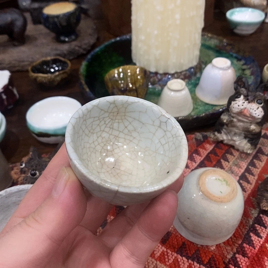 小***夏手工制作柴烧茶具