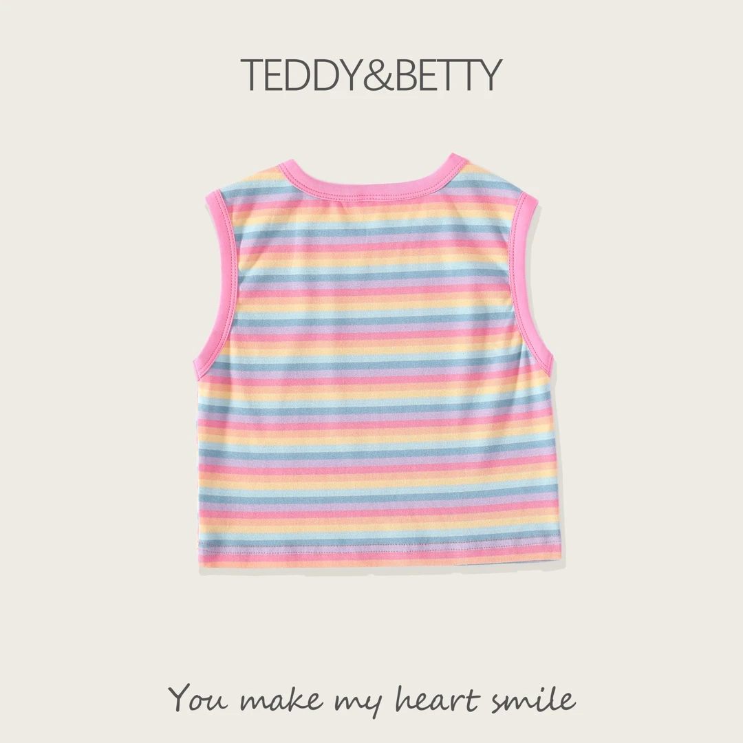 女童背心2025新款休闲儿童背心夏季小童衣服