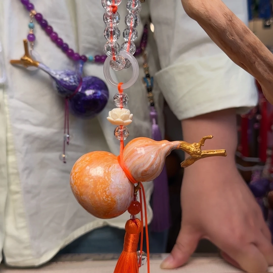 14 天然葫芦手作挂件