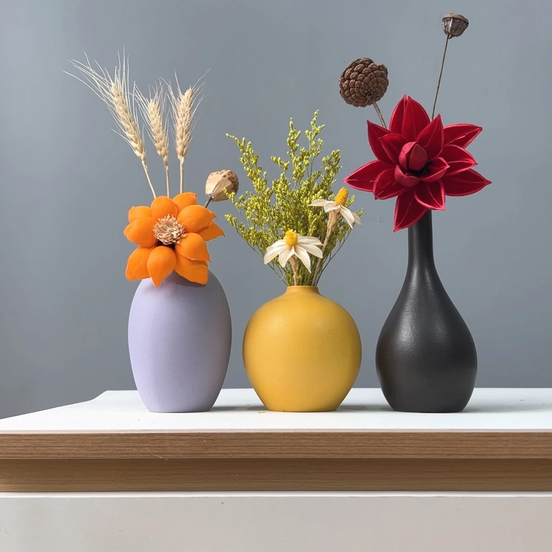 瓶花瓶带花高度20-30厘米左右