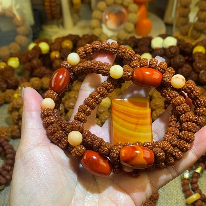 金刚菩提手串105玉华双面无事