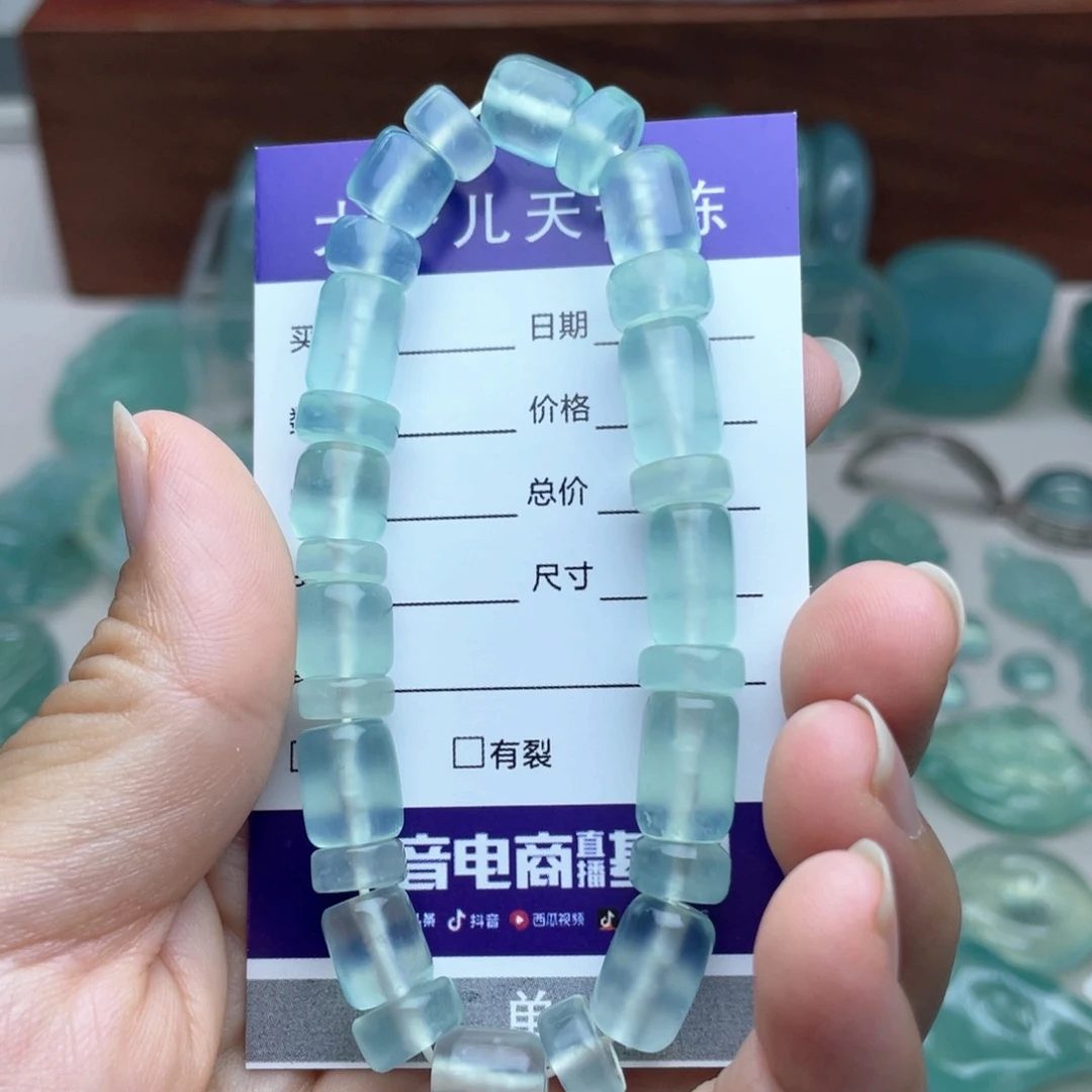 未镶嵌蛇纹石玉手链