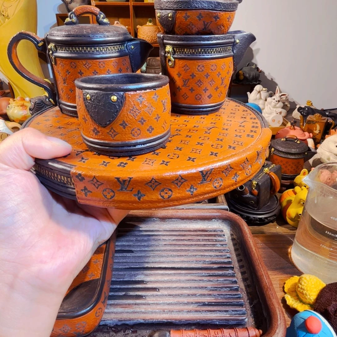 闷***财紫砂茶叶盒纯手工制作工艺流程