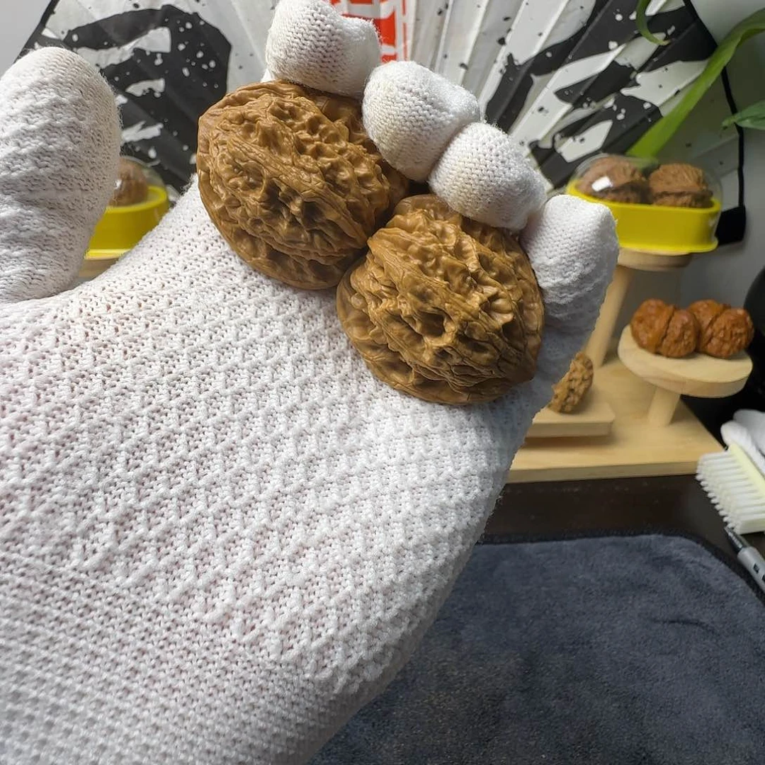 文玩核桃把件虎头4