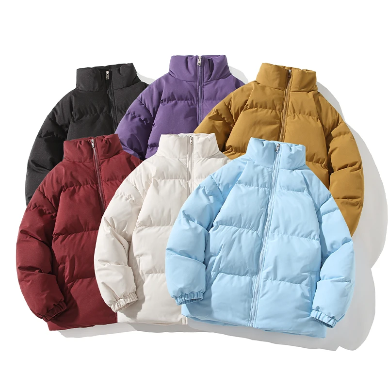 保暖短款立领棉服港风情侣款棉服宽松休闲百搭棉衣韩版8967