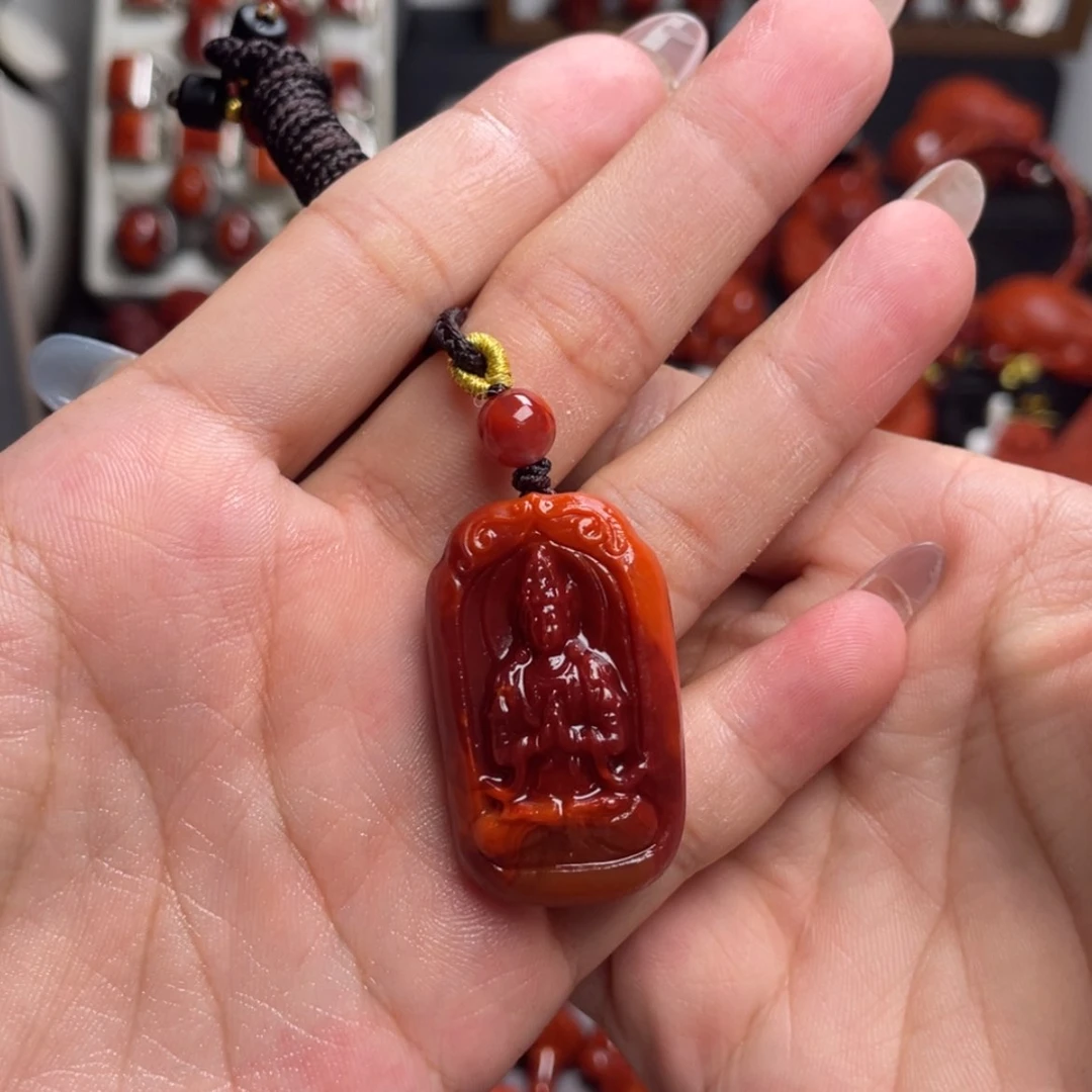 【闪购商品】未镶嵌观音南红玛瑙