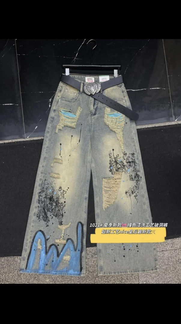 夏季新款辣妹牛仔裤