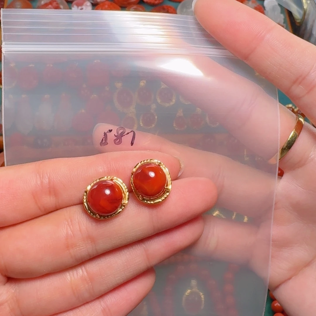 南红玛瑙南红银S925镶嵌