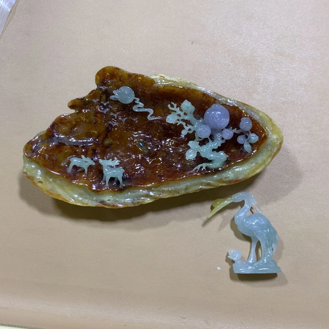 未镶嵌摆件翡翠t**k