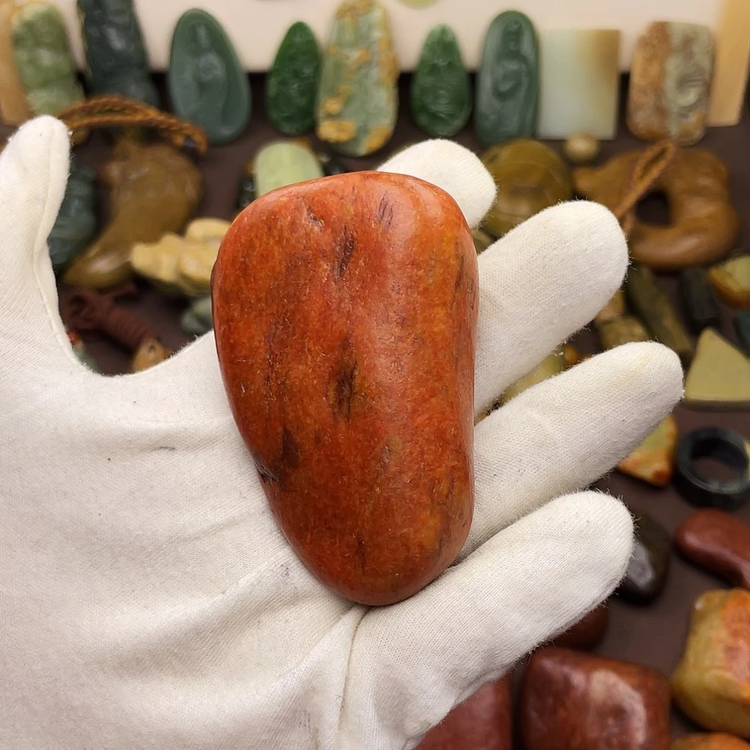 岫岩河磨玉（透闪石质玉）未镶嵌颈饰