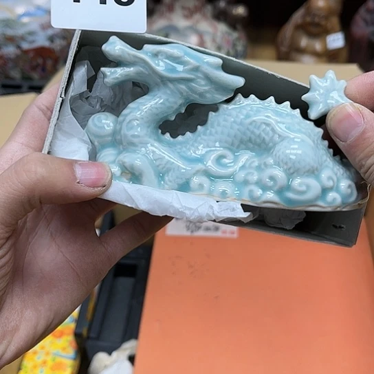 瓷片摆件工艺品瓷器摆件777