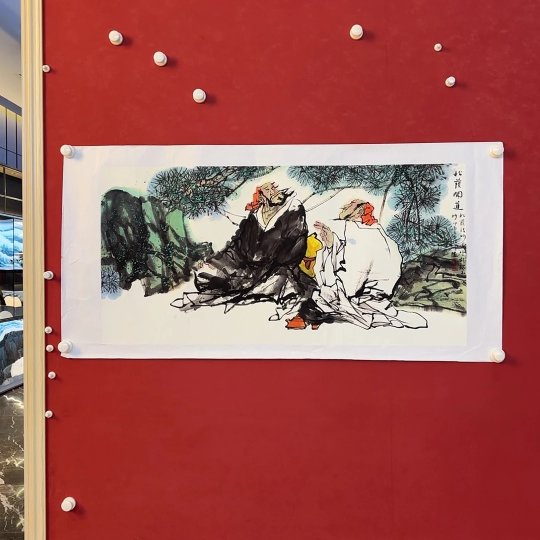 竖款精品书画作品