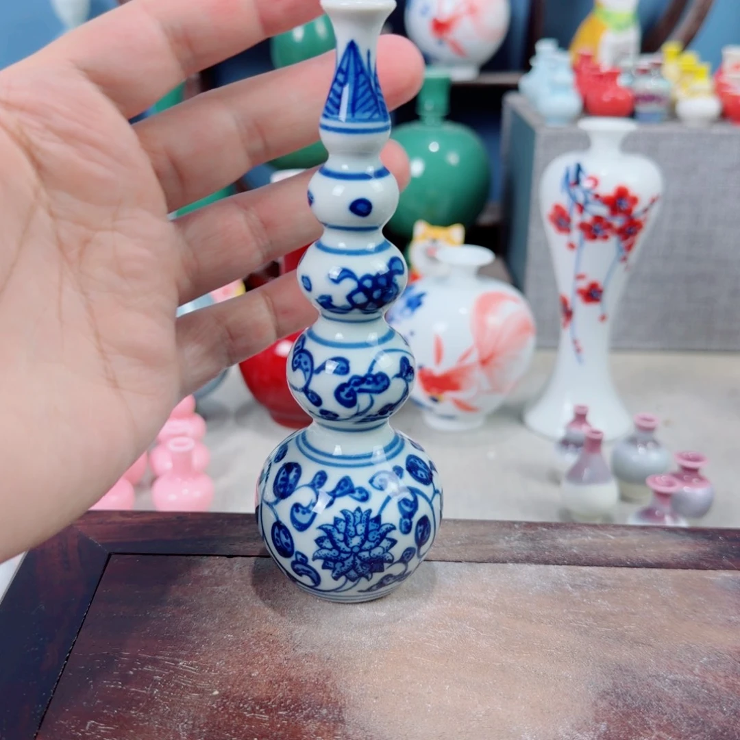 陶瓷手工小花器摆件