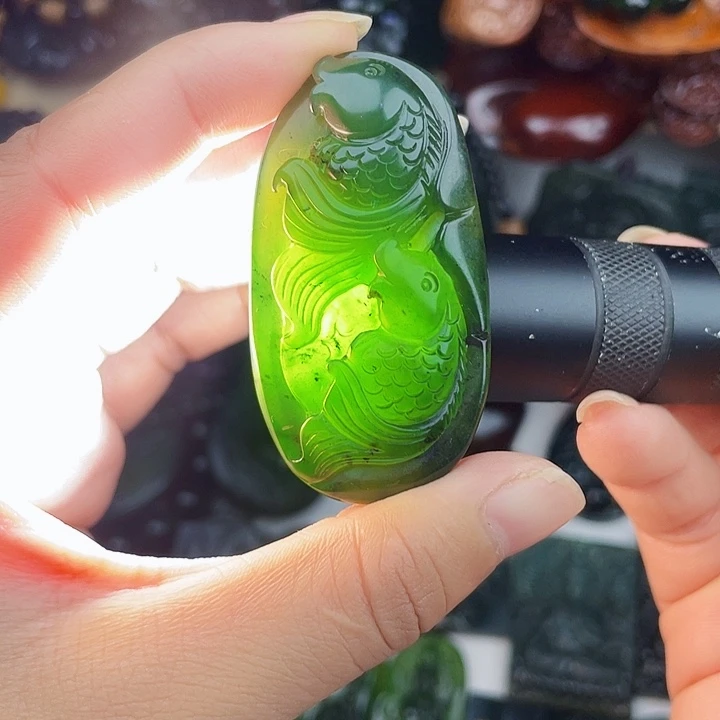 未镶嵌蛇纹石玉手串泰山玉连年有余