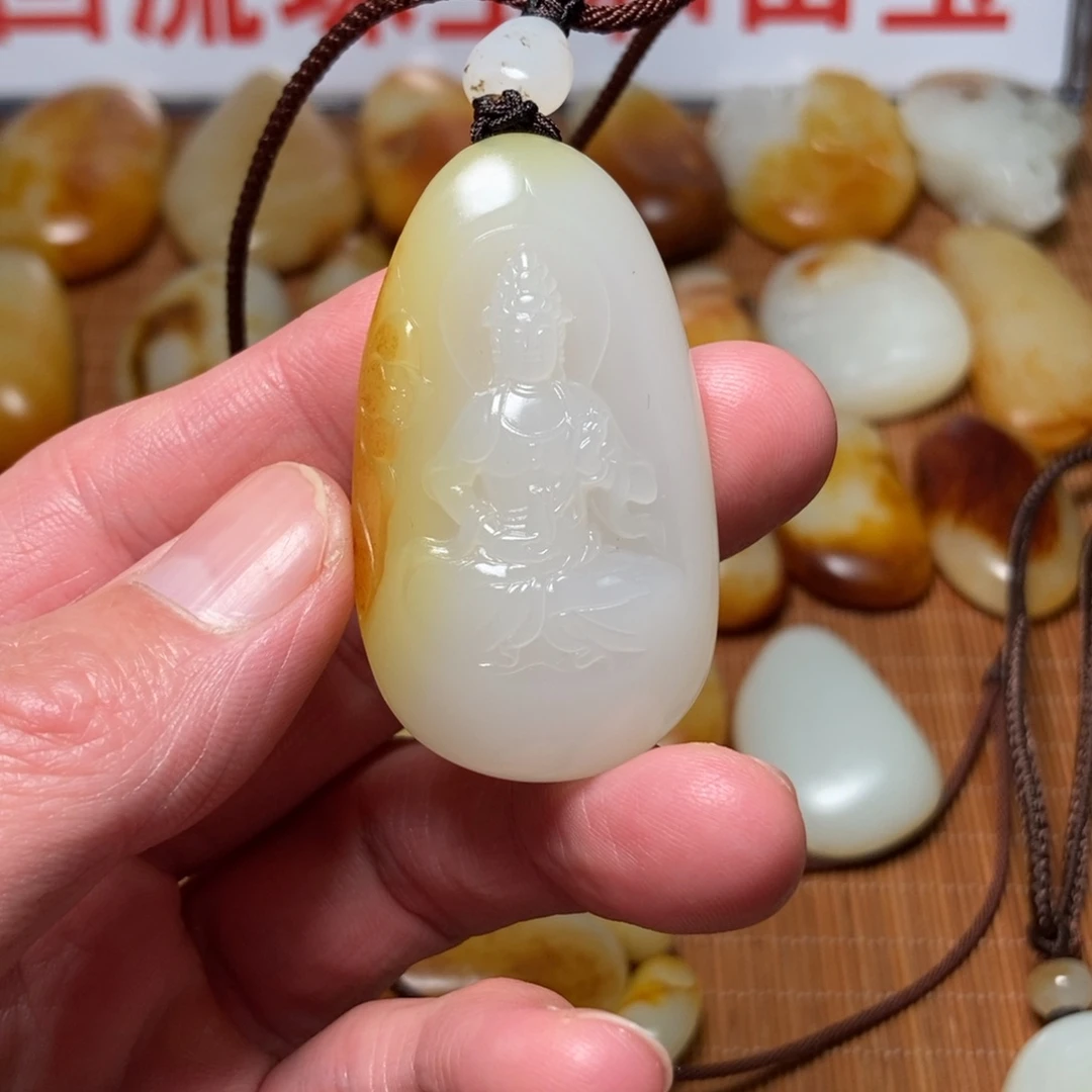 时***匆和田玉（白玉）未镶嵌颈饰