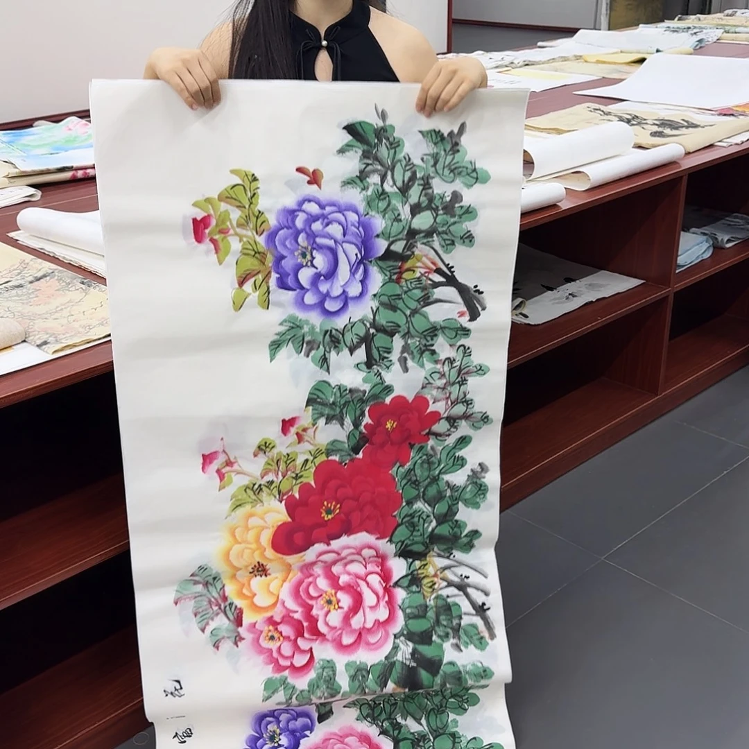 国画国画花开富贵