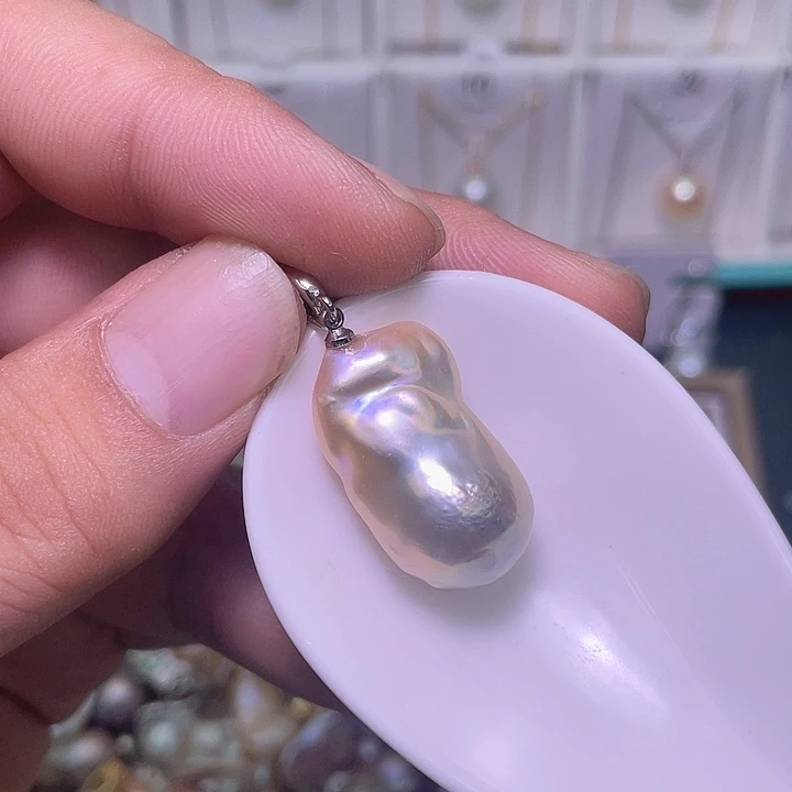 颈饰合金淡水珍珠18