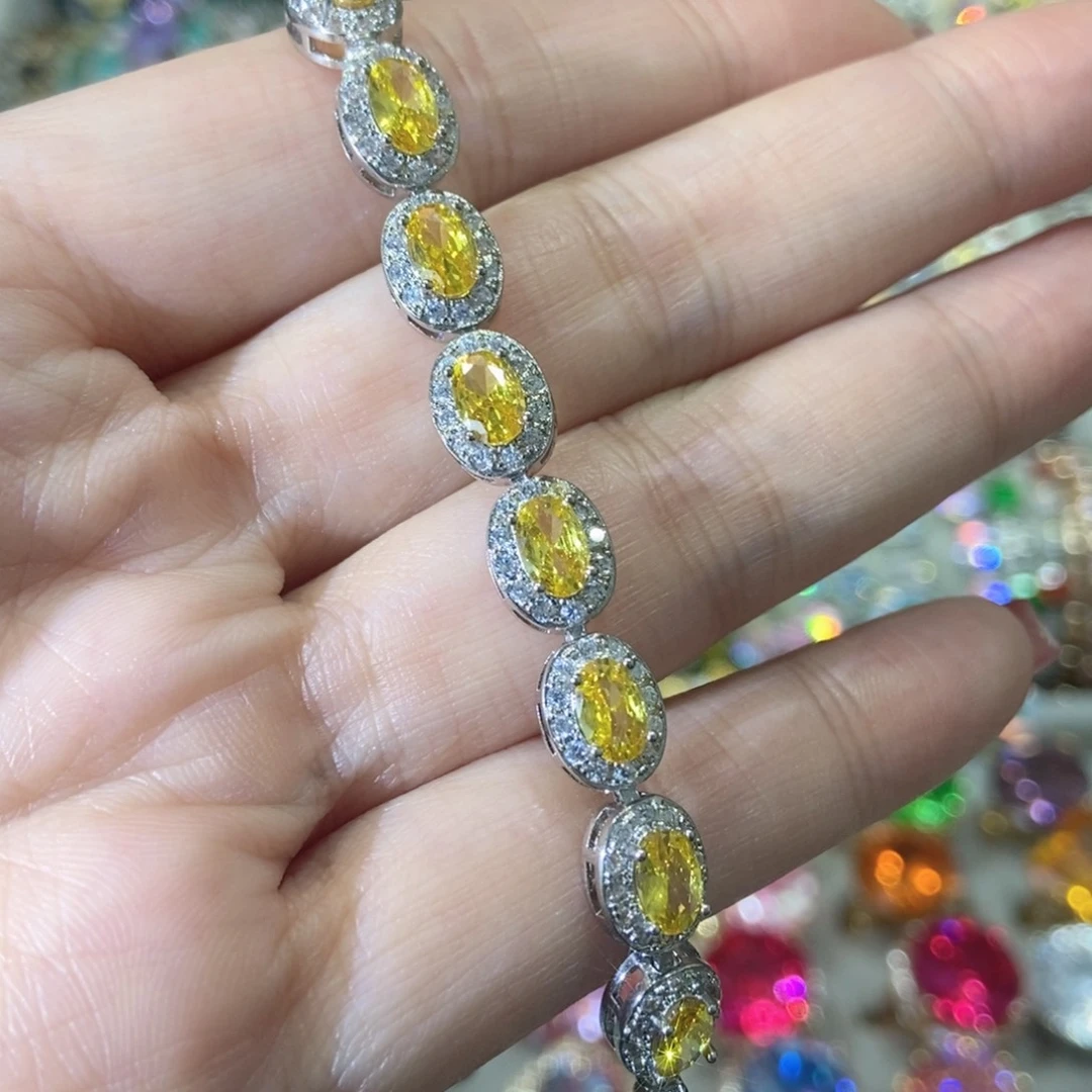 66锆石（处理）手链