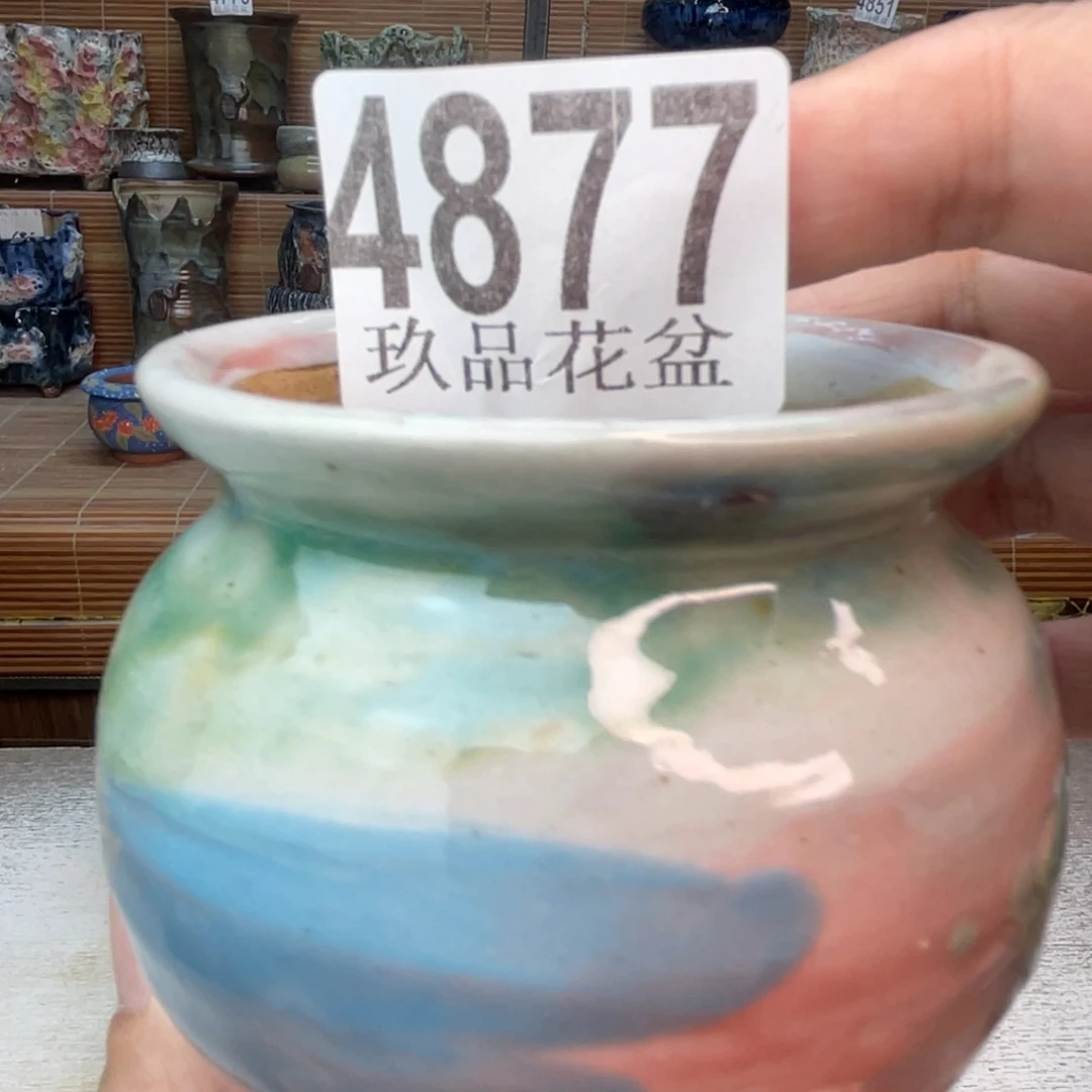 景德镇陶瓷手工花盆默认瑕疵