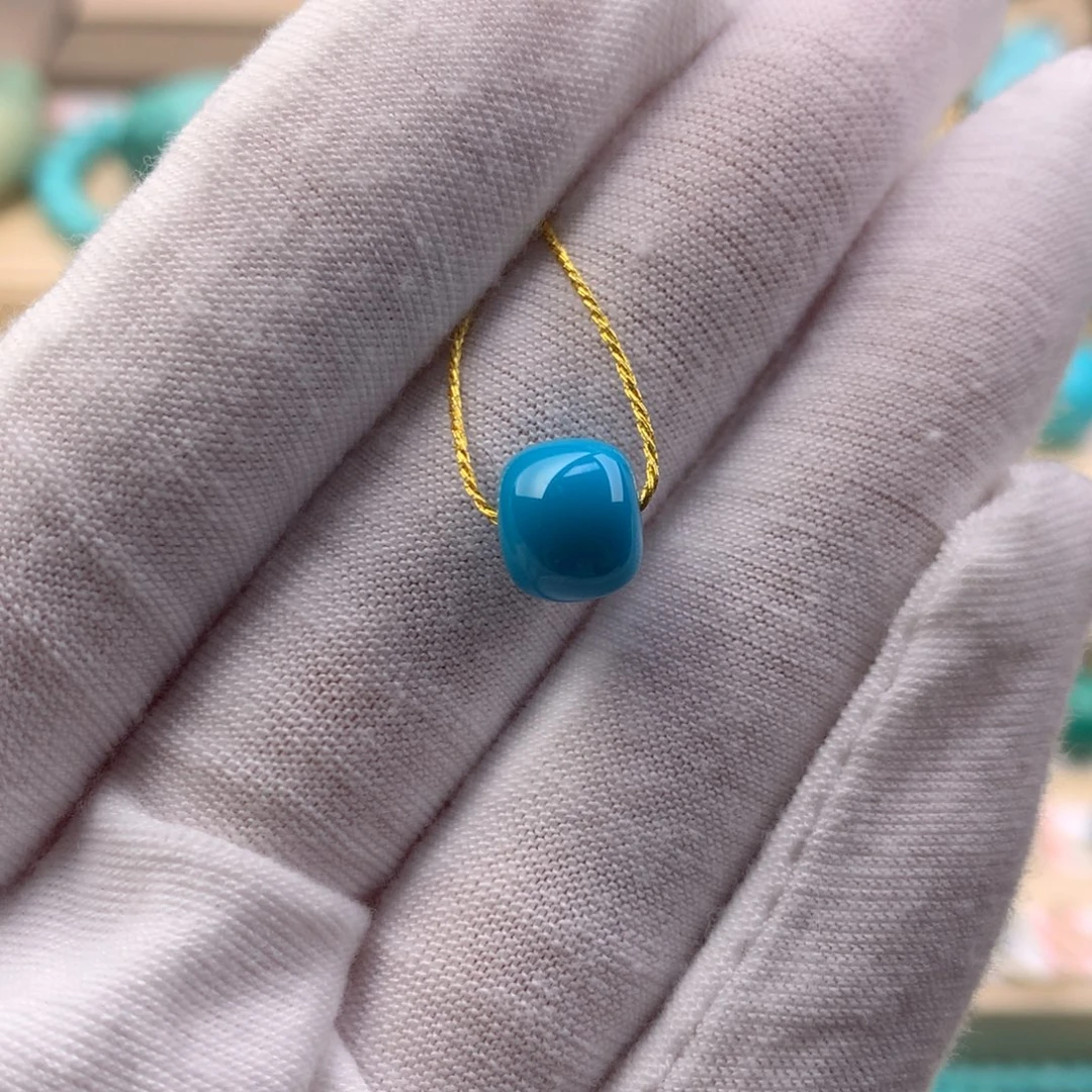 绿松石未镶嵌珠宝奇石8.7*7.4