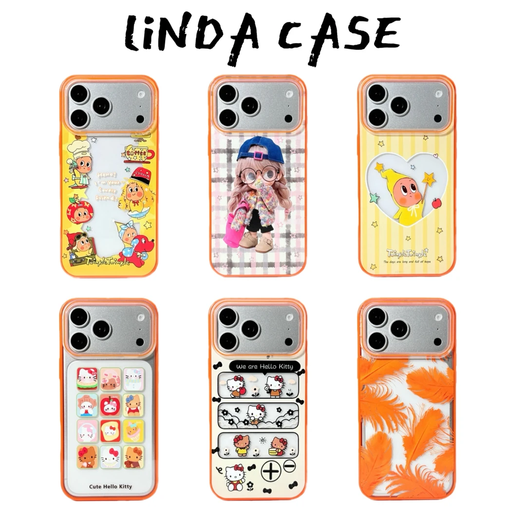 可爱卡通星星人KT猫嘎子姐系列适用苹果13-17promax简约手机壳