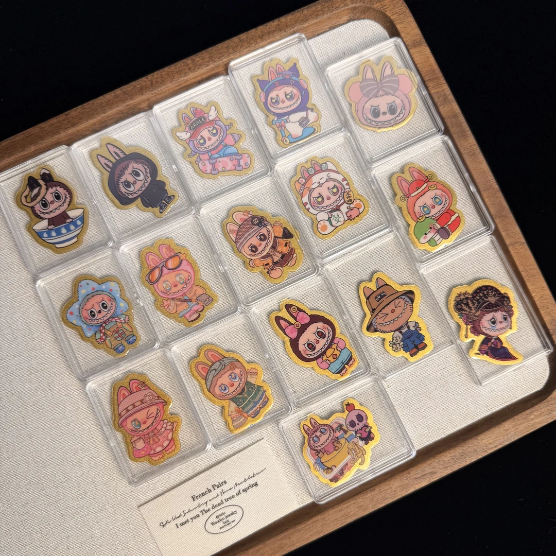 含金工艺品新品热卖【拉布布】手机贴冰箱贴纸挂件送女朋友礼物