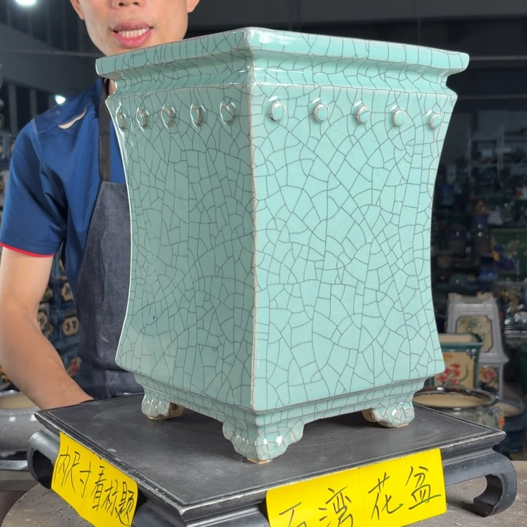 一风堂石湾花盆 内18*28微瑕缝隙